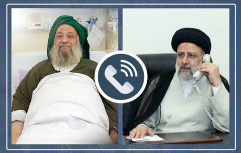 تماس تلفنی رئیس جمهور با آیت الله موسوی جزایری