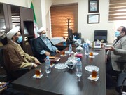 دیدار رئیس مرکز ملی نوآوری و خلاقیت اشراق با مسئولان نهادهای حوزوی خوزستان