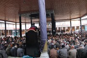 تصاویر/ ایام فاطمیہ ؑ کی مناسبت سے مرکزی امام باڑہ بڈگام میں مجلس عزا