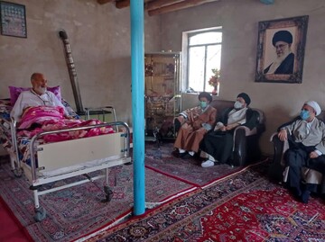 عیادت امام جمعه ماکو از استاد پیشکسوت