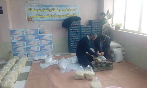 توزیع ۱۷۰ بسته معیشتی ویژه یلدای فاطمی در تبریز