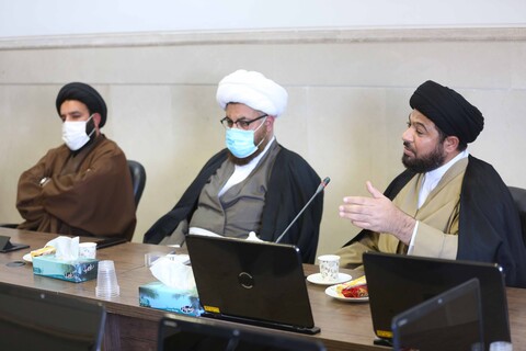 تصاویر/ نشست مدیران حوزه علمیه قم با اساتید حوزه علمیه نجف اشرف