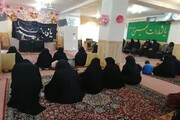 تصاویر/ مراسم عزاداری شهادت حضرت زهرا (س) در مدرسه علمیه الزهرا (س) خوی