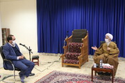 تصاویر/ دیدار رئیس دانشگاه تهران با مراجع و علما در قم