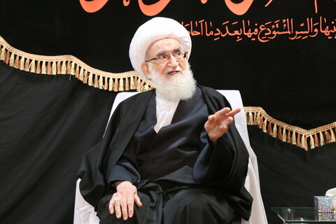 تصاویر / دیدار رئیس دانشگاه تهران با آیت الله العظمی نوری همدانی