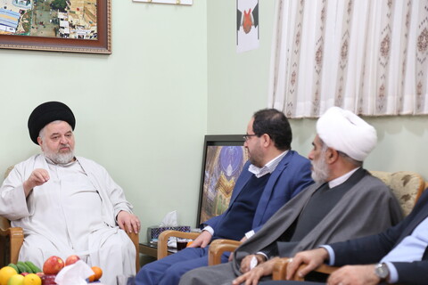 تصاویر / دیدار رئیس دانشگاه تهران با حجت الاسلام والمسلمین شهرستانی