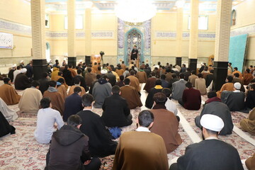 تصاویر/ جلسه درس اخلاق حجت‌الاسلام والمسلمین سید حسن عاملی در حوزه علمیه بناب