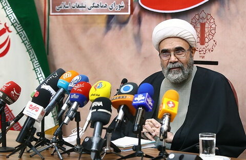 نشست خبری حجت الاسلام موسی پور- رئیس شورای هماهنگی تبلیغات اسلامی