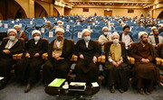تصاویر/ گردهمایی طلاب و روحانیون کردستانی مقیم قم