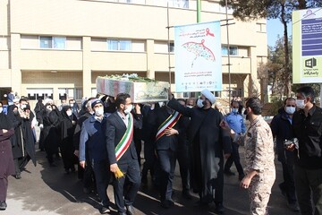 مرکز آموزشی درمانی شهید بهشتی کاشان میزبان شهدای گمنام بود