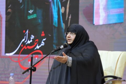 مریم مجتهدزاده رئیس نشر آثار و ارزشهای مشارکت زنان در دفاع مقدس