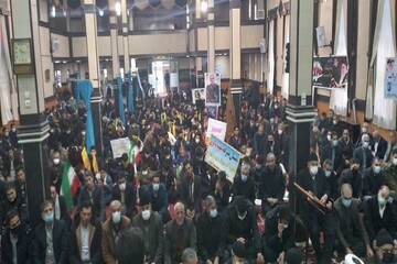 تصاویر/ گرامیداشت حماسه ۹ دی در شهرستان چهاربرج آذربایجان غربی