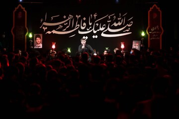 تصاویر/ مراسم سوگواری فاطمیه در هیئت فدائیان حسین(ع) اصفهان