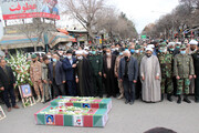 تصاویر/ مراسم تشییع پیکر پاک دو شهید تازه تفحص شده در بجنورد