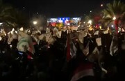 فیلم | طنین‌انداز شدن سرود ملی ایران در فرودگاه بغداد