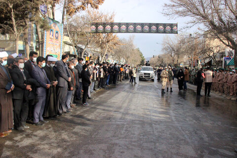 مراسم تشییع پیکر پاک دو شهید تازه تفحص شده در بجنورد