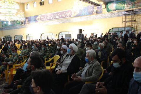 تصاویر -مراسم بزرگداشت شهید سلیمانی ومرحوم آیت الله مصباح یزدی در قزوین