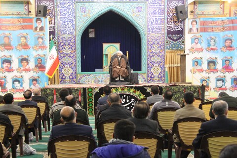دومین روز از مراسم سوگواری شهادت حضرت فاطمه زهرا (س) در مصلای جمعه بوشهر