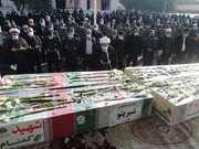 تصاویر/ تشییع پیکر چهار شهید گمنام در بوشهر