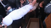 تصاویر/ آیین تدفین دو شهید گمنام در حوزه علمیه اهواز