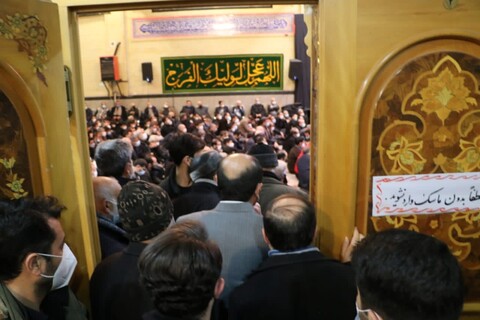 تصاویر/ مراسم تشییع شهدای گمنام در مسجد جنرال ارومیه