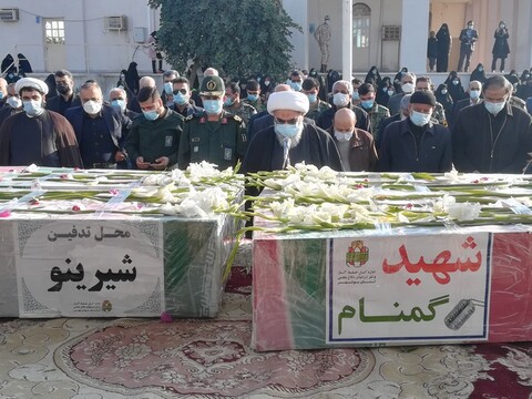 تشییع شهدا در بوشهر