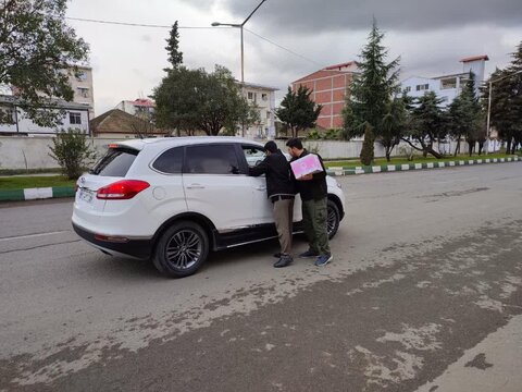 گزارش تصویری/ برپایی ایستگاه صلواتی به مناسبت ایام فاطمیه در شهرستان آستارا