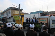 تصاویر/ اجرای سرود توسط گروه فرهنگی هنری ترنم در مسجد جامع شهرستان تالش