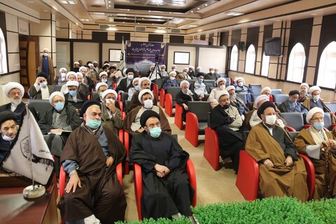 تصاویر/ شرکت علمای اصفهان در دوازدهمین اجلاسیه جامعه مدرسین حوزه علمیه قم و علمای بلاد، به صورت وبیناری