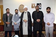 تصاویر/ قم میں موجود "صحافیوں" کی امام جمعہ سکردو علامہ شیخ حسن جعفری سے ملاقات