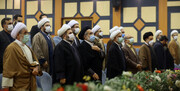 تصاویر/ مراسم تکریم و معارفه مسئول نهاد رهبری در دانشگاه علوم پزشکی شهید بهشتی (ره) تهران