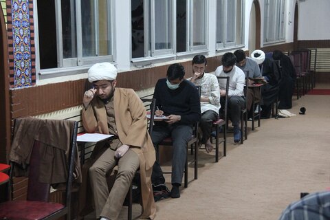 تصاویر/ برگزاری امتحانات نیمسال اول در مدارس علمیه آذربایجان غربی