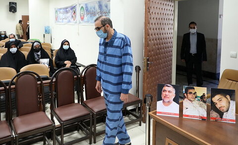 جلسه دادگاه رسیدگی به پرونده حبیب فرج‌الله چعب ملقب به حبیب اسیود، سرکرده گروهک تروریستی حرکه النضال
