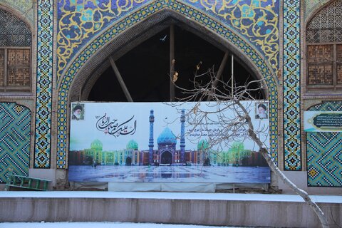 تصاویر / بخشهای مختلف مدرسه علمیه سردارین در یک روز زمستان -عکاس -سید حسن حسینی