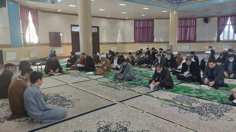بازدید مسئولین شهرستان سلماس از مدرسه علمیه امام علی(ع)