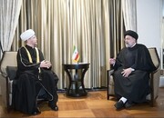 روس کی مسلم کونسل کے سربراہ کی ایرانی صدر سے ملاقات