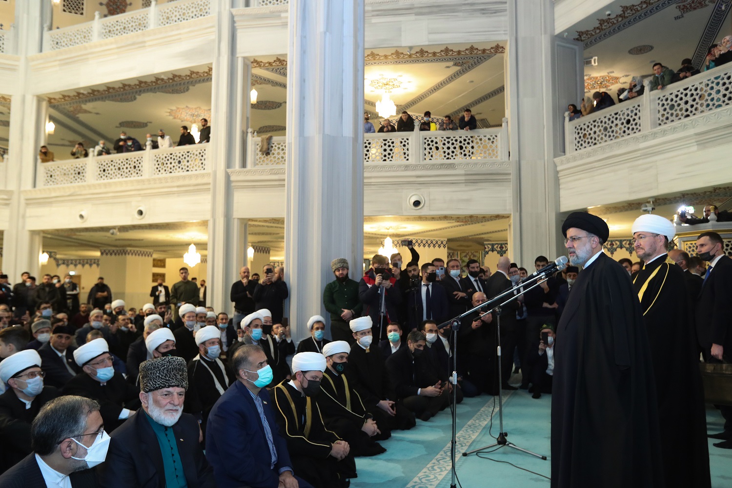 President Raisi at Moscow Grand Mosque