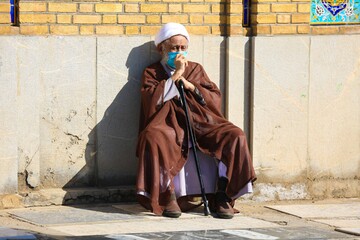 آیت الله استادی عزادار شد+ مراسم تشییع