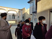 حضور دانش آموزان در مدرسه علمیه المهدی(عج) آران و بیدگل