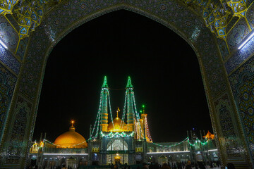 نگاهی به مناره‌ها و مأذنه‌های حرم مطهر حضرت معصومه(س) + تصاویر