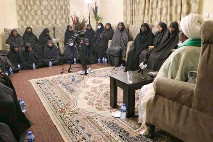 دیدار جمعی از بانوان جمعیت اسلامی خواهران نیجریه با شیخ زکزاکی + تصاویر