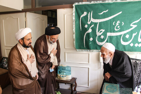 تصاویر/دیدار رئیس مجتمع آموزش عالی اصفهان با  آیت الله ناصری