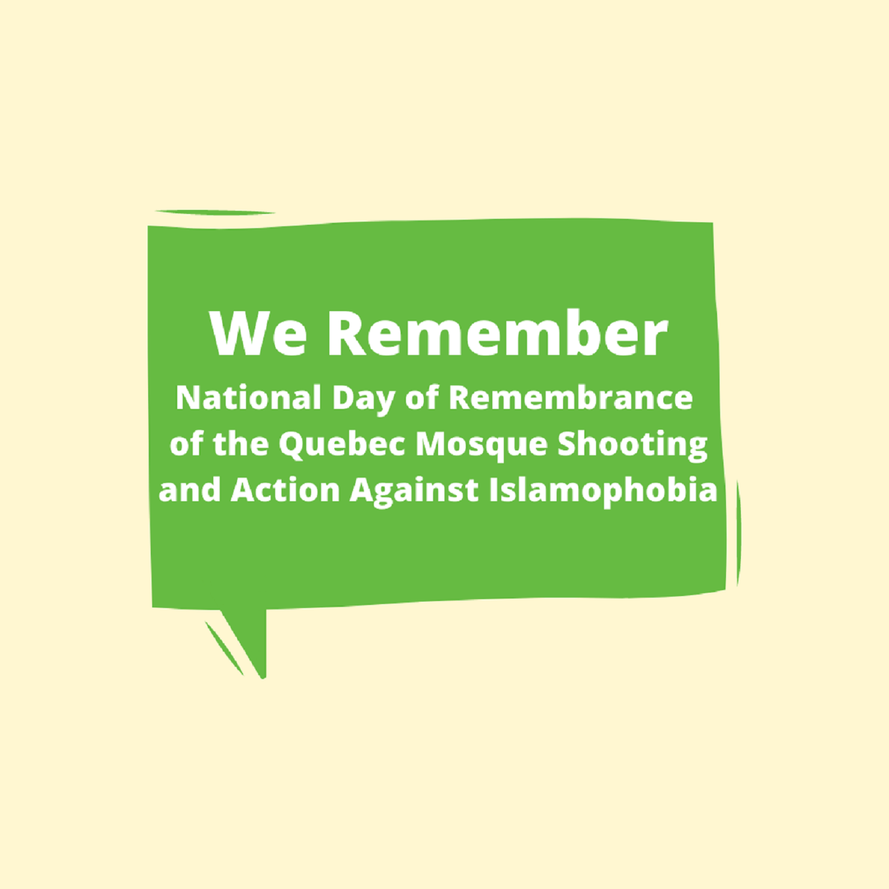 MAC’s Statement on National Day of Remembrance of the Québec City Mosque Attack