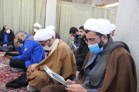 تصاویر / مراسم بزرگداشت طلبه جهادی حوزه علمیه قزوین برگزار شد