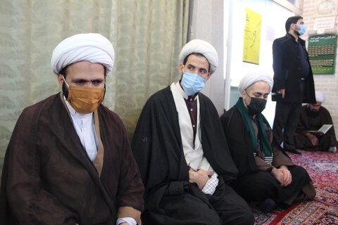 تصاویر / مراسم بزرگداشت طلبه جهادی حوزه علمیه قزوین برگزار شد