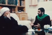 فیلم | روضه خوانی سید مجید بنی فاطمه در حضور مرحوم آیت‌الله العظمی صافی گلپایگانی
