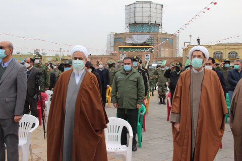 تصاویر / مراسم گرامیداشت دهه مبارکه فجر با حضور امام جمعه قزوین برگزارشد