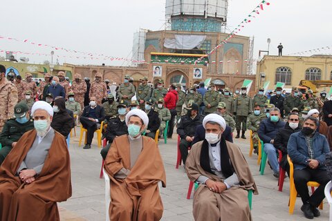 تصاویر / مراسم گرامیداشت دهه مبارکه فجر با حضور امام جمعه قزوین برگزارشد