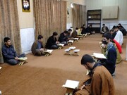 تصاویر / محفل انس با قرآن در مدرسه علمیه شیخ الاسلام قزوین