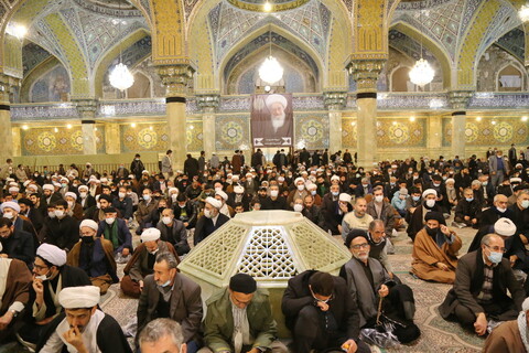 تصاویر / مراسم بزرگداشت مرحوم آیت‌الله العظمی صافی گلپایگانی در قم